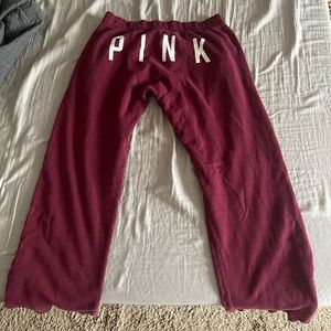 XS PINK sweatpants